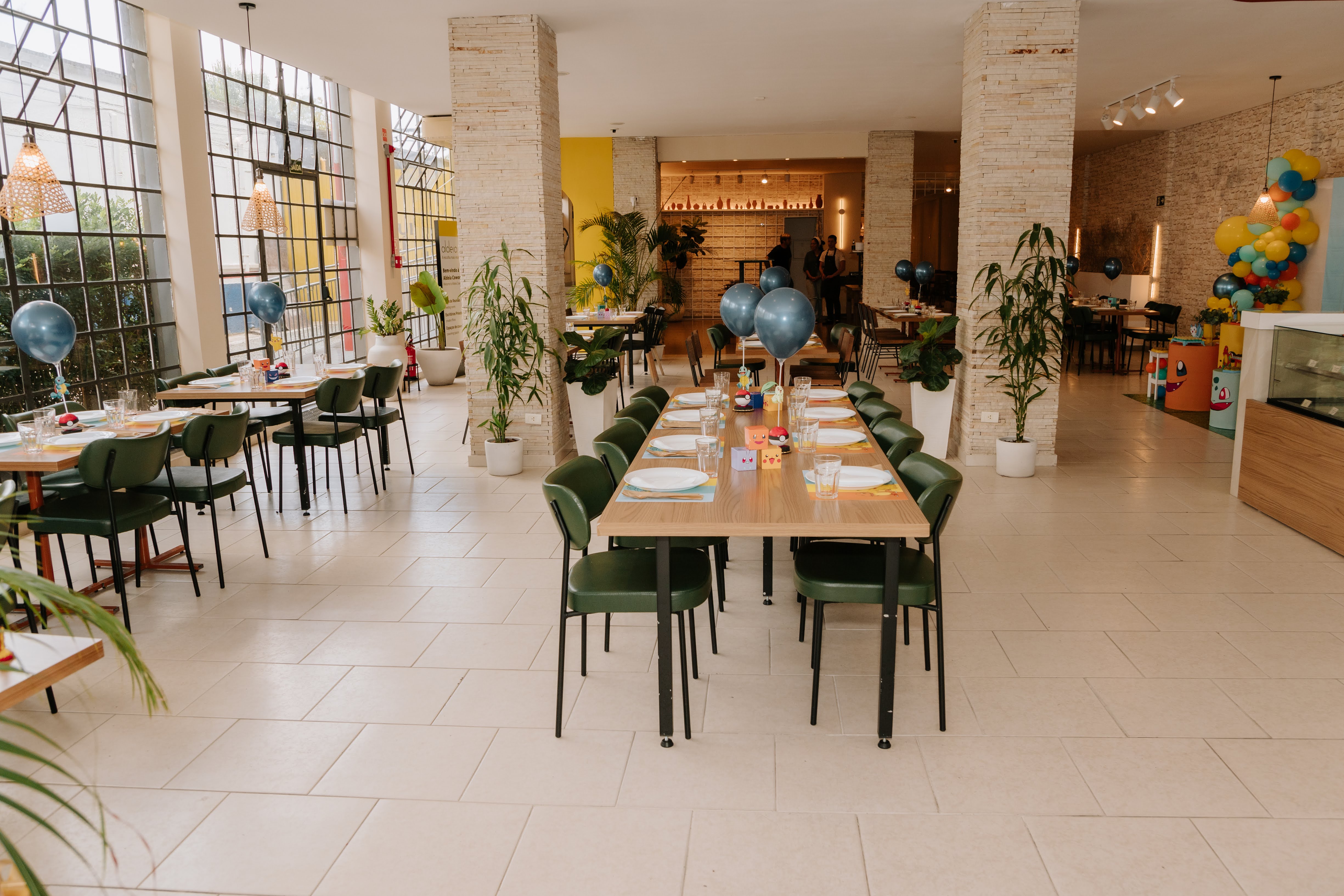 Decoração e mesa de festa infantil no JOAJU